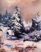 Thomas Moran, Winter in the Rockies